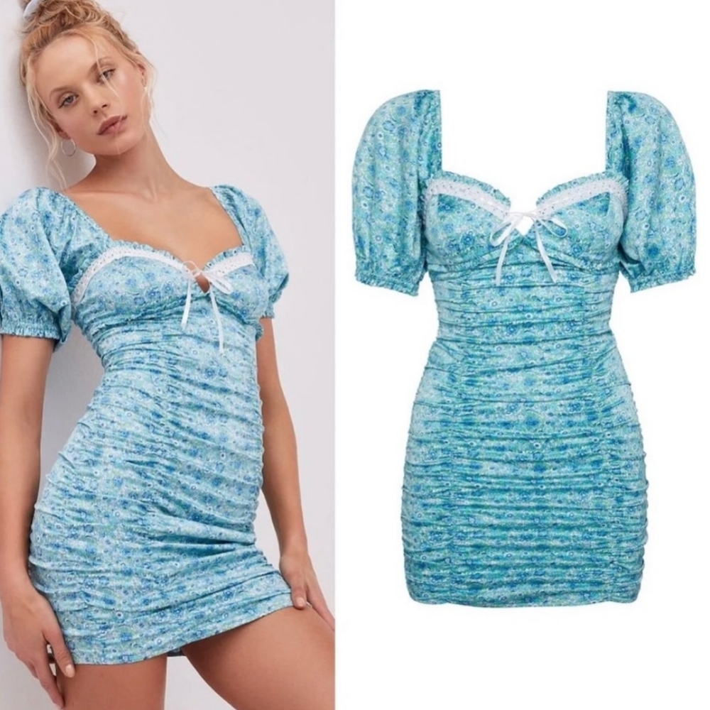 New! For Love and Lemons Alana Floral Dress